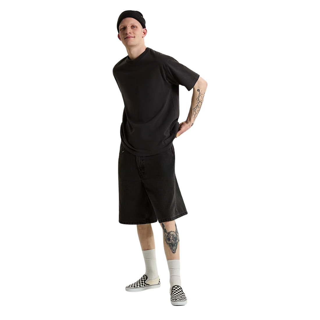 Vans Premium Loose Fit T-Shirt - Faded Black - Mens Graphic T-Shirt by Vans