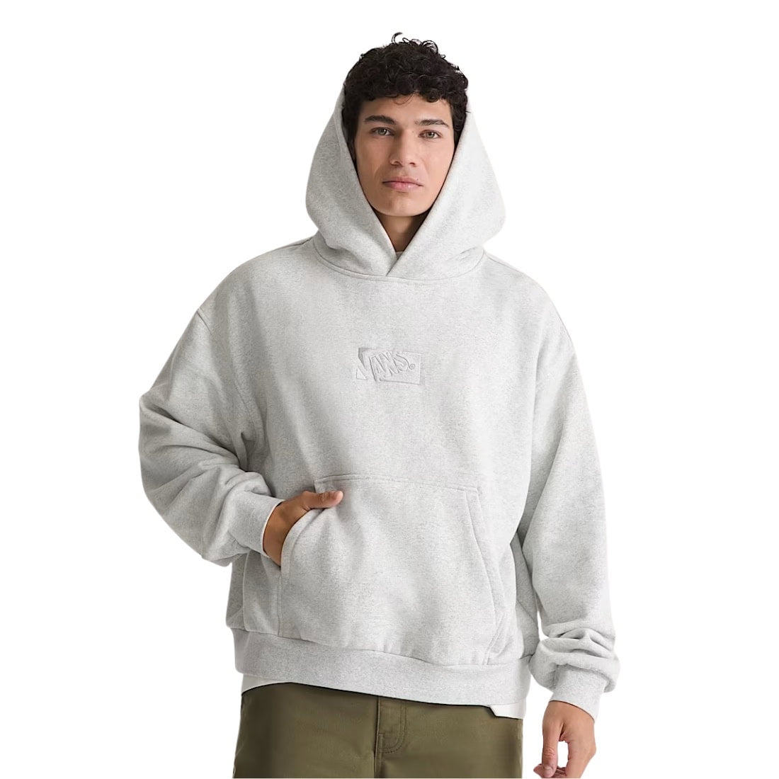 Vans Premium Pullover Hood - Ash Heather - Mens Pullover Hoodie by Vans