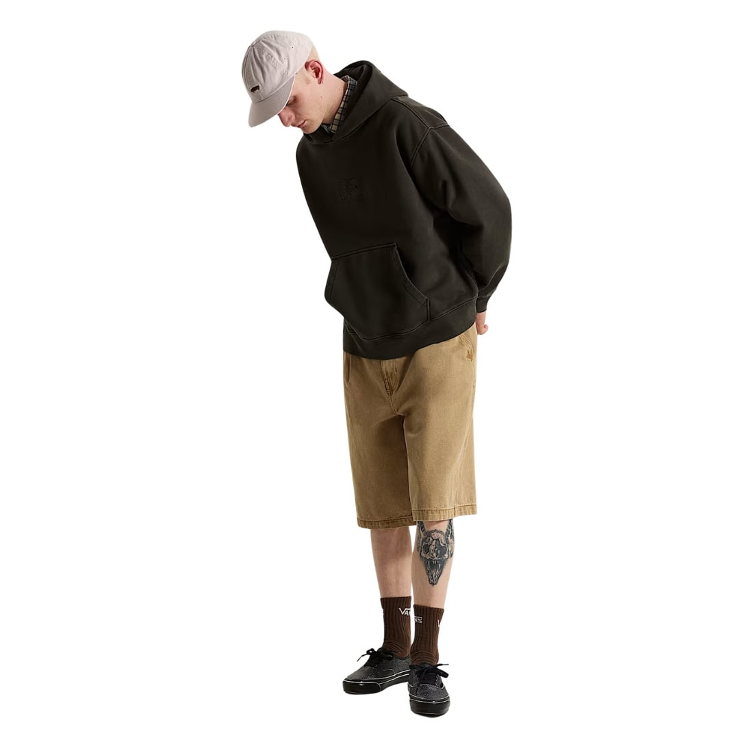 Vans Premium Pullover Hood - Faded Black - Mens Pullover Hoodie by Vans