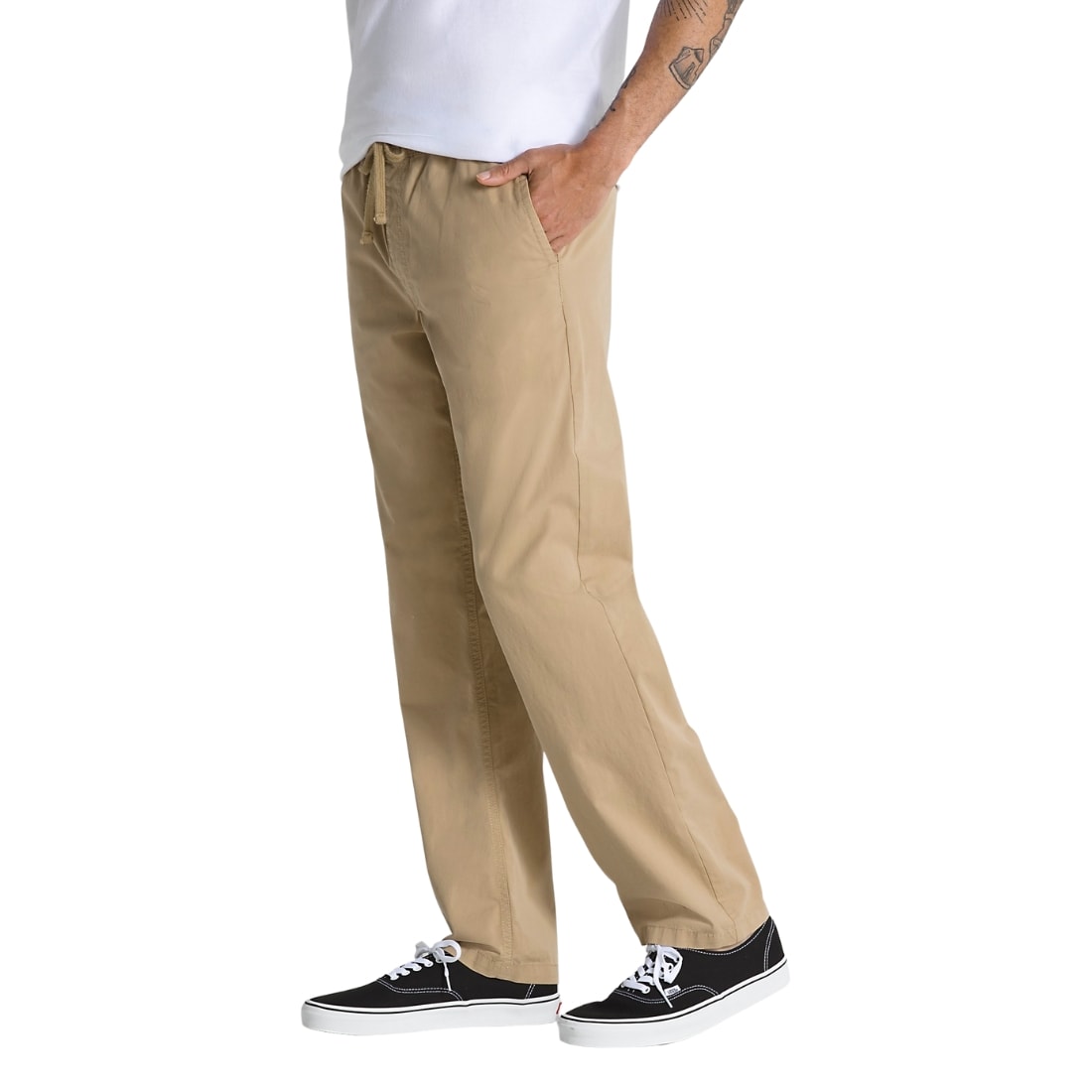 Vans Range Relaxed Elastic Waist Trouser Pant - Khaki