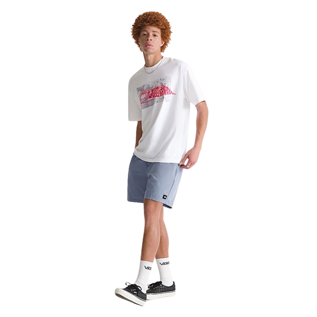 Vans Range Relaxed Sport Shorts - Glacial Slate - Mens Hybrid Shorts by Vans