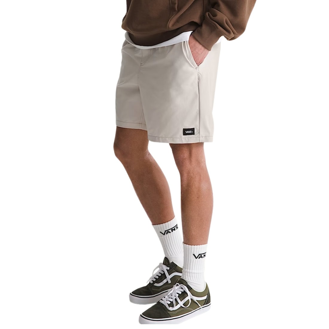 Vans Range Relaxed Sport Shorts - Oatmeal - Mens Walk Shorts by Vans