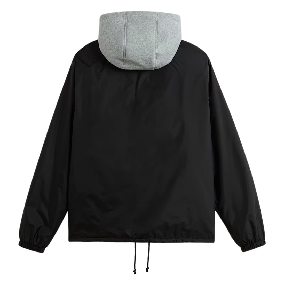 Vans Riley Hooded Coaches Jacket - Black - Mens Windbreaker/Rain Jacket by Vans