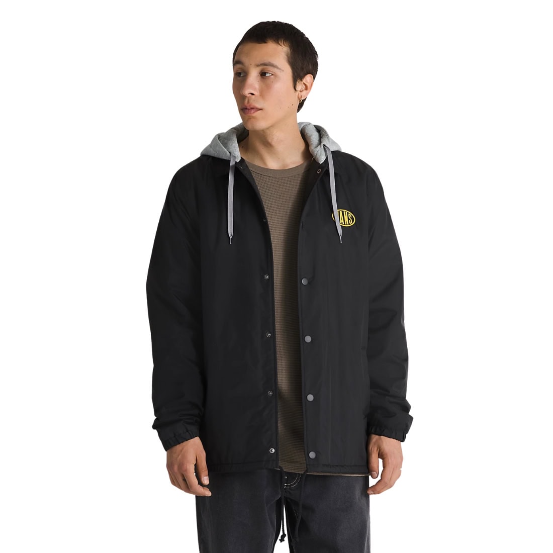 Vans Riley II Coach Jacket - Black - Mens Casual Jacket by Vans