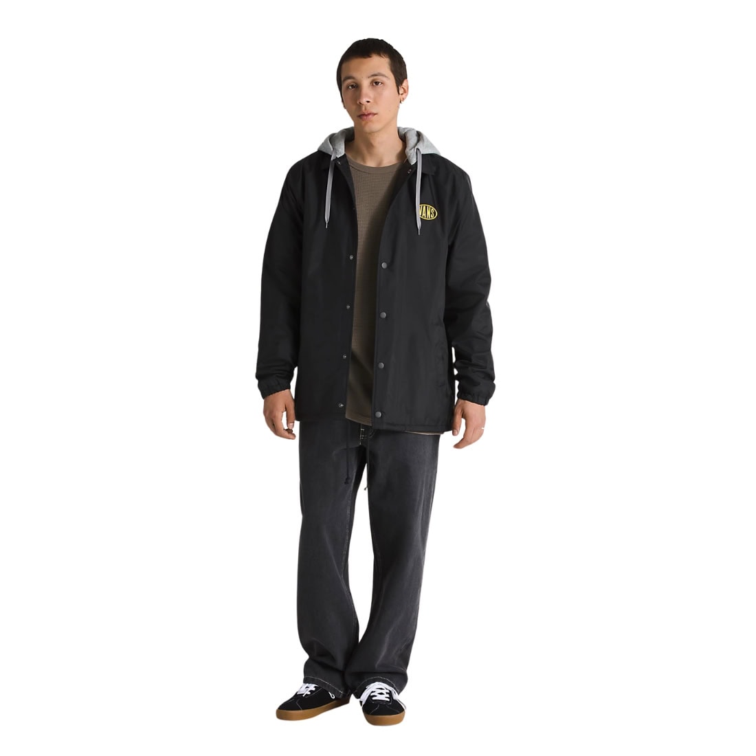 Vans Riley II Coach Jacket - Black - Mens Casual Jacket by Vans