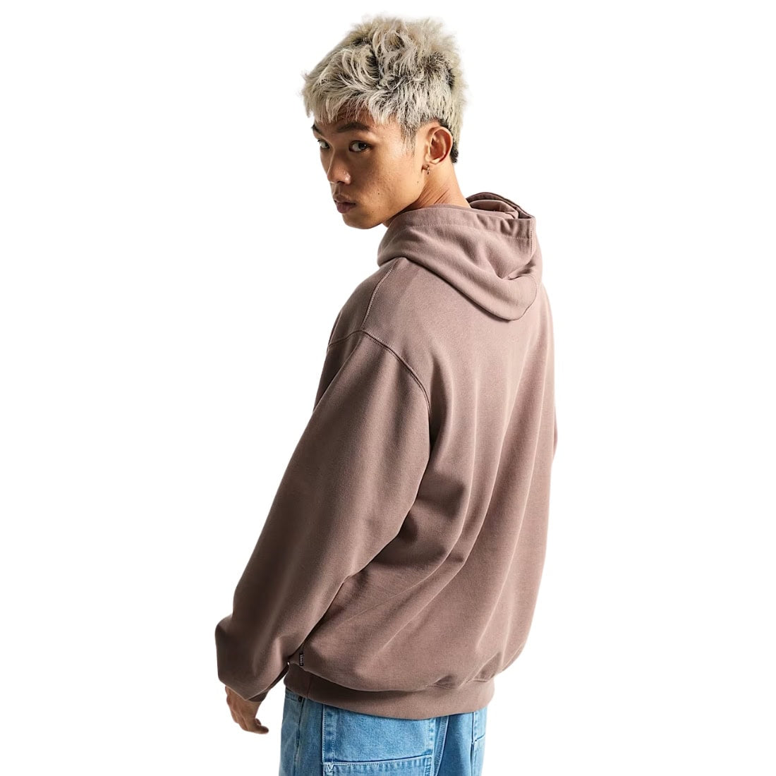 Vans Salton Loose Fit Hoodie - Deep Taupe - Mens Pullover Hoodie by Vans