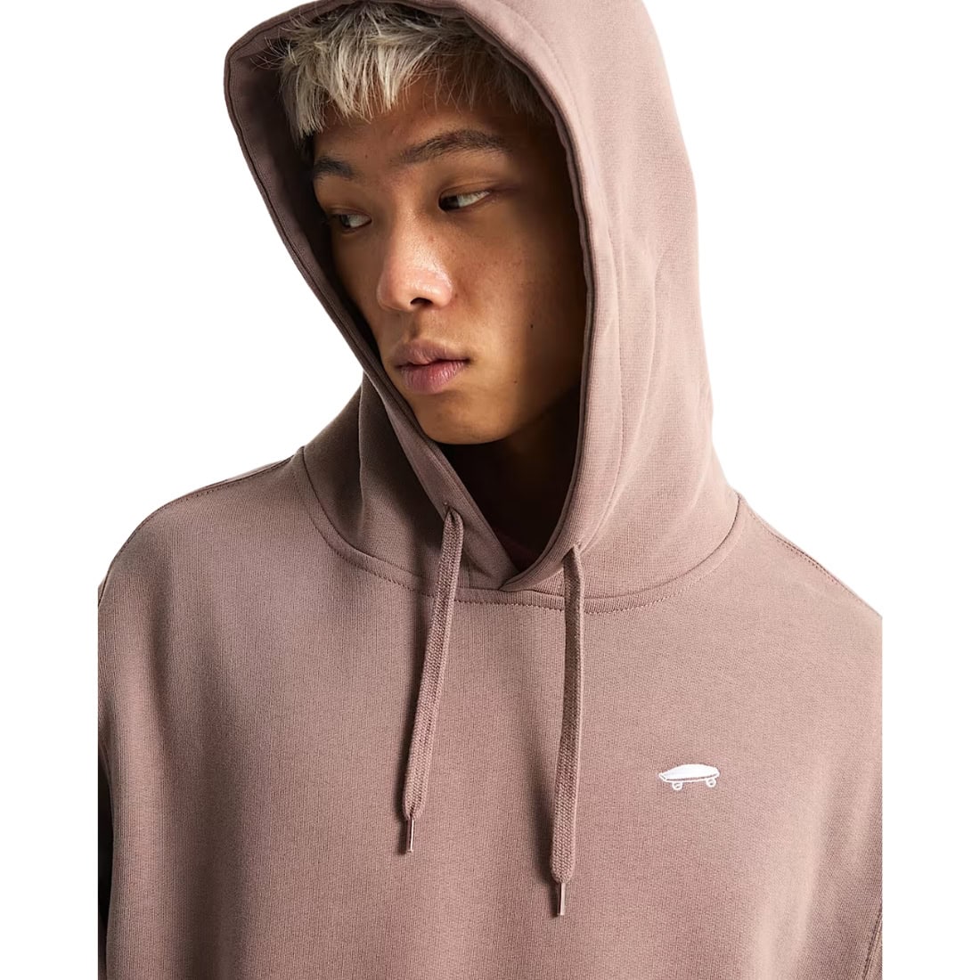 Vans Salton Loose Fit Hoodie - Deep Taupe - Mens Pullover Hoodie by Vans