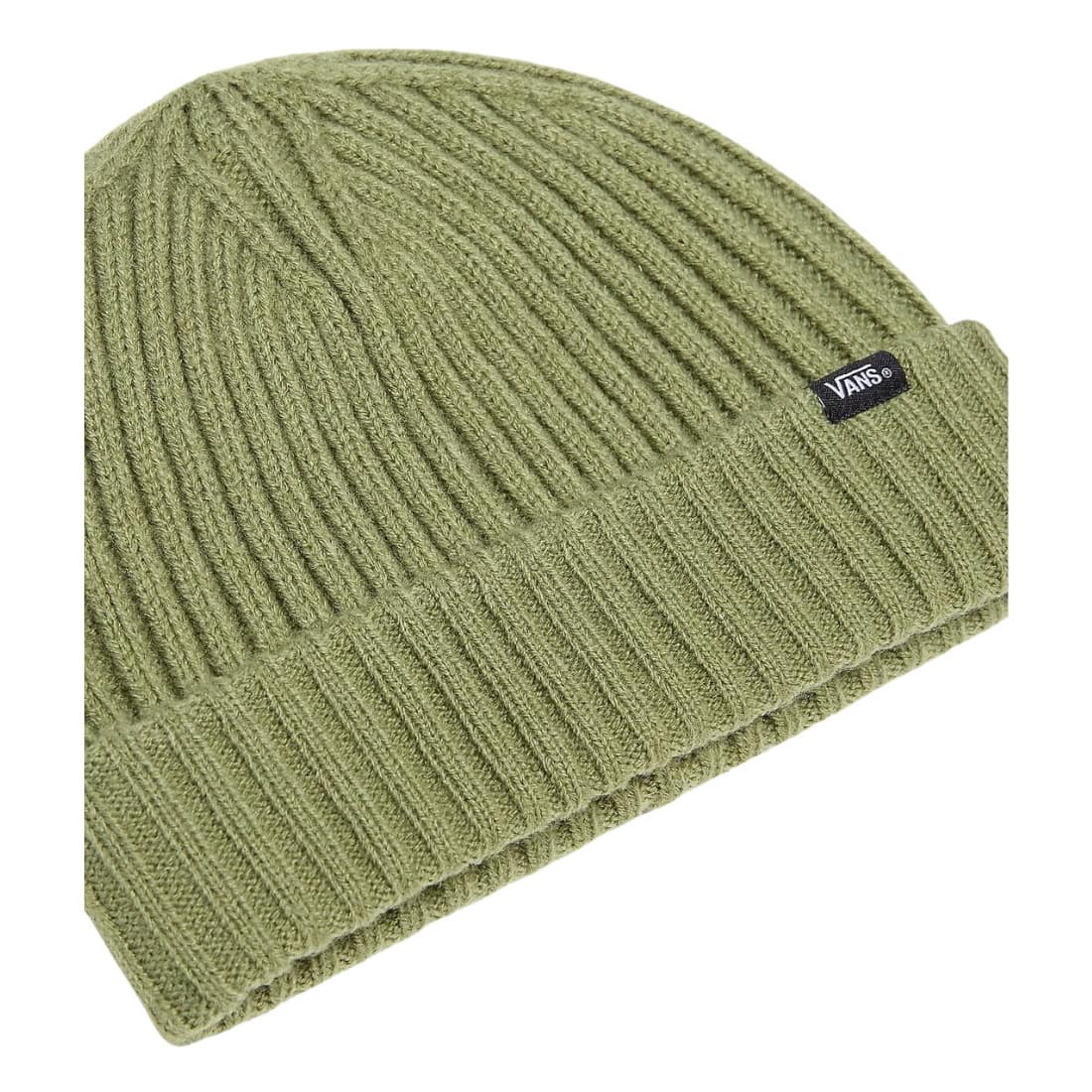 Vans Shallow Cuff Beanie - Loden Green - Fold Beanie by Vans