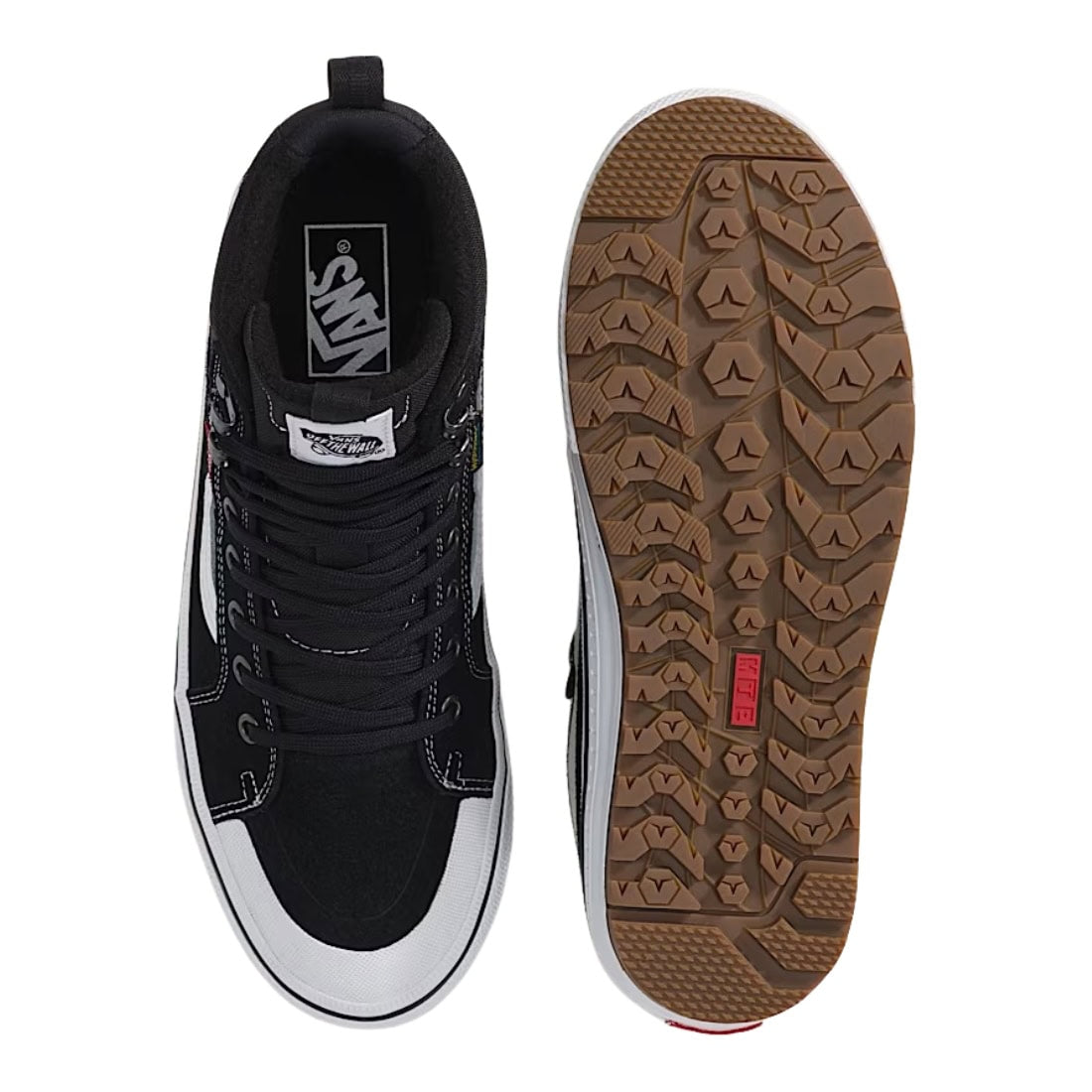 Vans Sk8-Hi Waterproof Insulated Shoes - Black/White