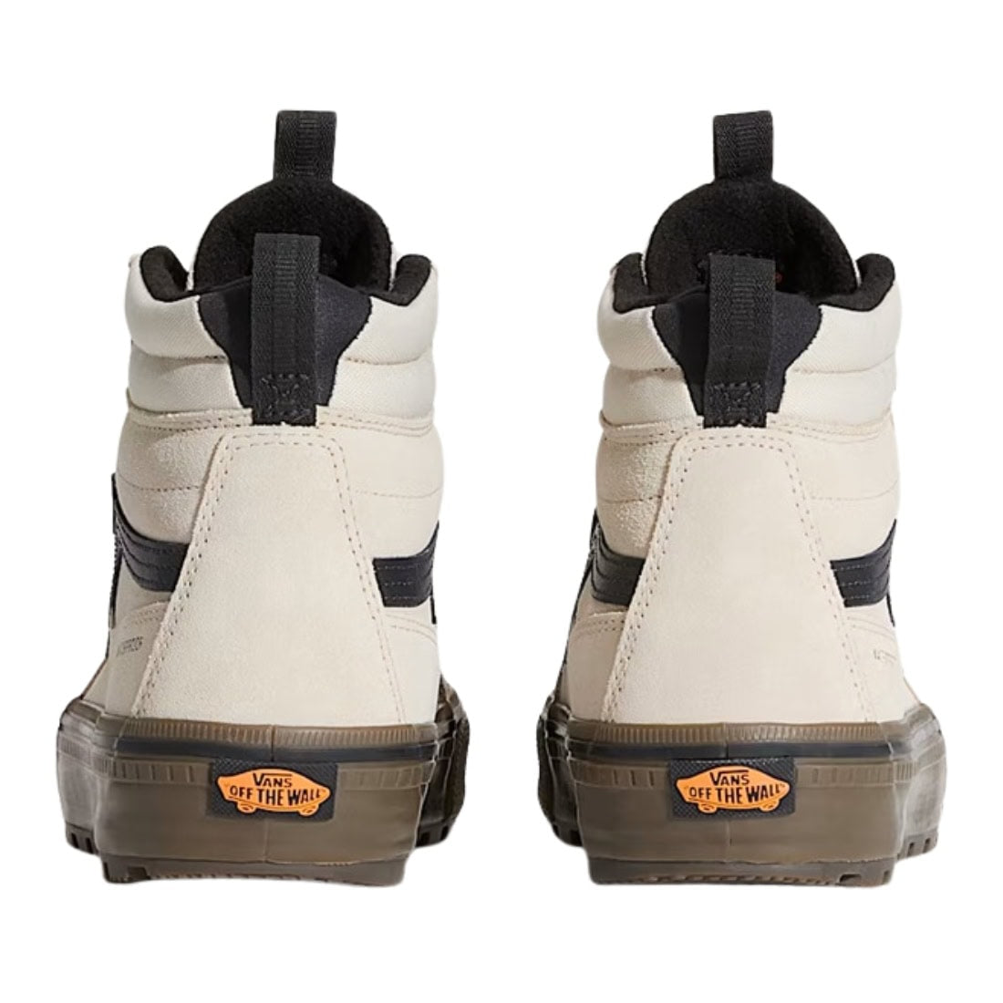 Vans Sk8-Hi Waterproof Insulated Winter Shoes - Oatmeal/Black - Mens High Top Trainers by Vans