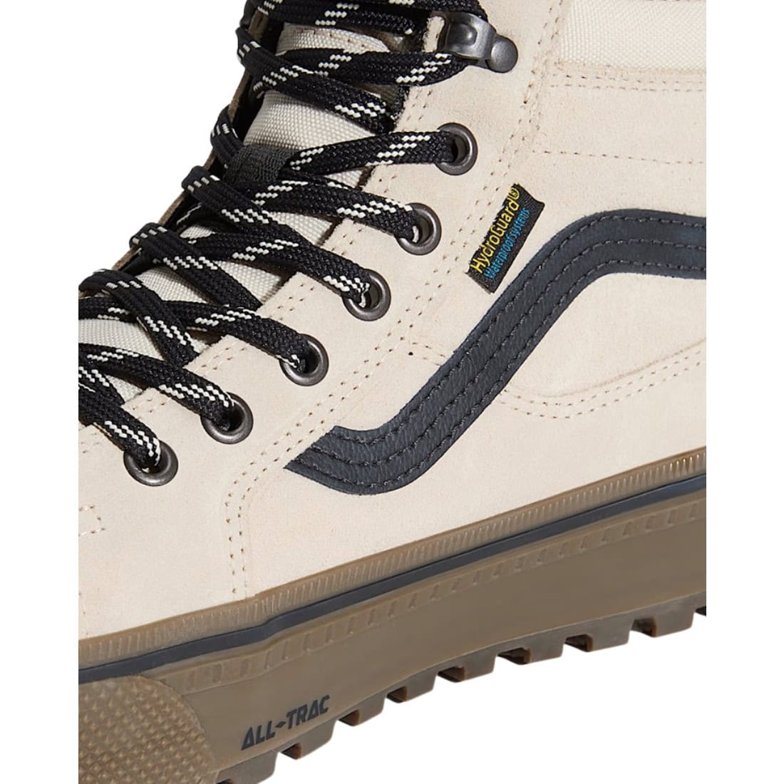 Vans Sk8-Hi Waterproof Insulated Winter Shoes - Oatmeal/Black - Mens High Top Trainers by Vans