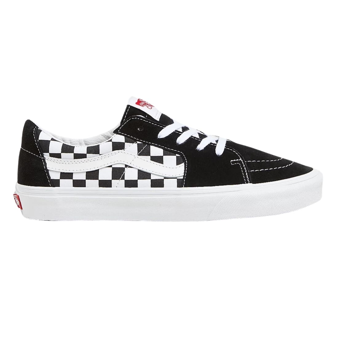 Vans Sk8-Low Checkerboard Shoes - Black Checkerboard - Mens Skate Shoes by Vans