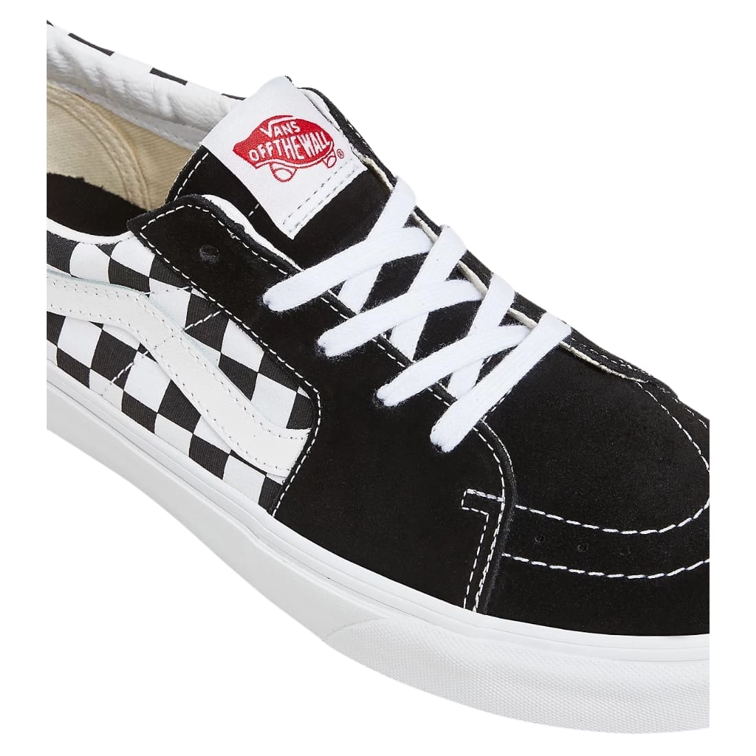 Vans Sk8-Low Checkerboard Shoes - Black Checkerboard - Mens Skate Shoes by Vans