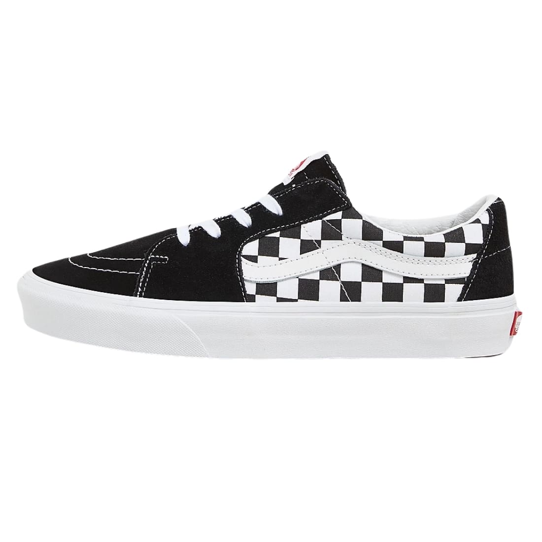 Vans Sk8-Low Checkerboard Shoes - Black Checkerboard - Mens Skate Shoes by Vans