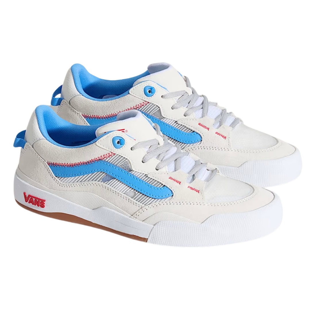Vans Skate 2 Wayvee Skate Shoes - Blanc De Blanc/Azure Blue - Mens Skate Shoes by Vans