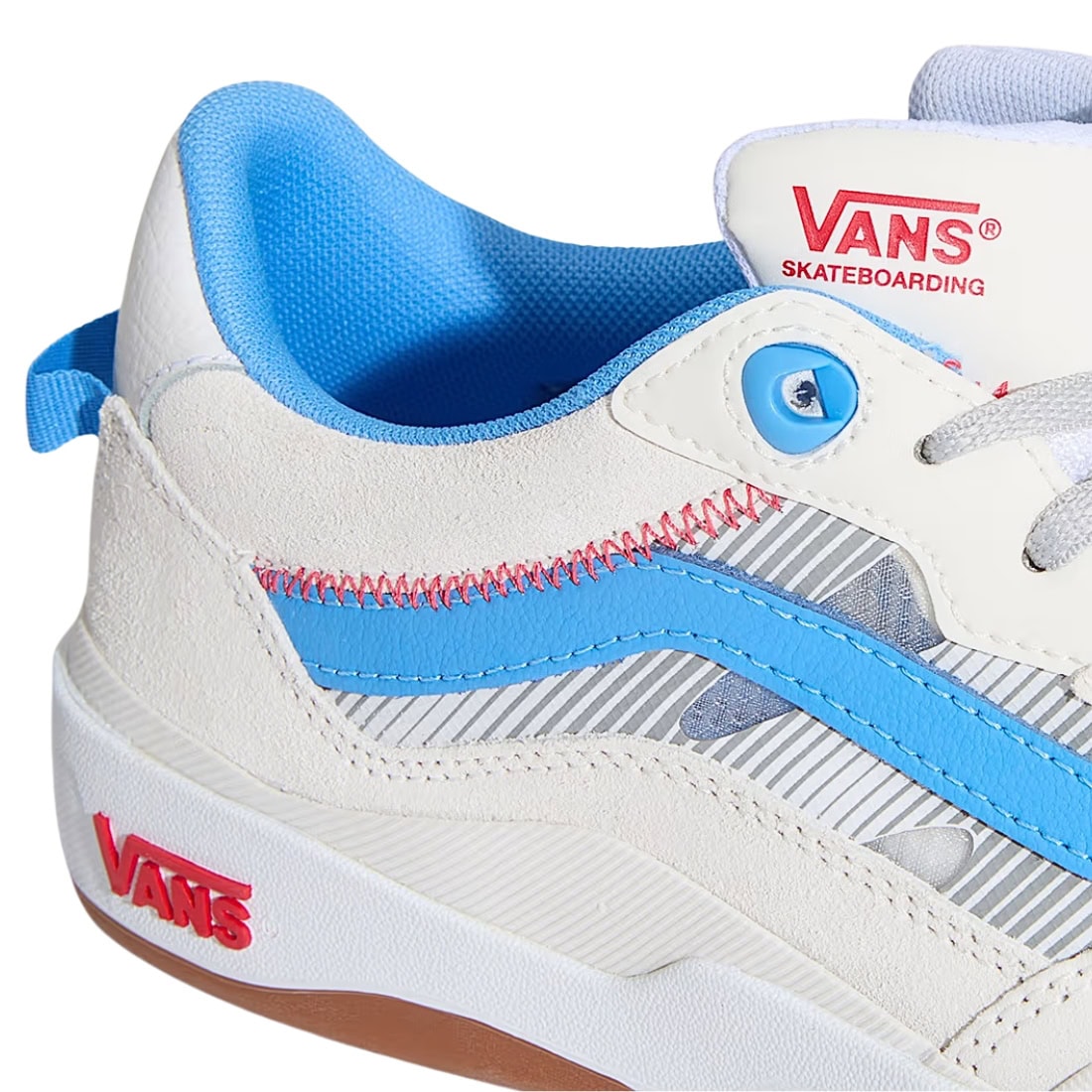 Vans Skate 2 Wayvee Skate Shoes - Blanc De Blanc/Azure Blue - Mens Skate Shoes by Vans