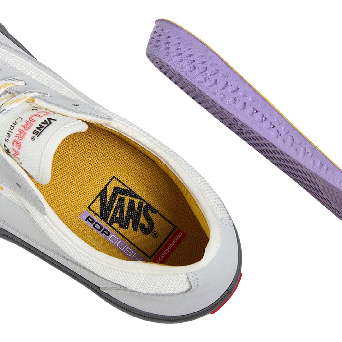 Vans Skate Curren Caples Pro Shoes - Grey - Mens Skate Shoes by Vans