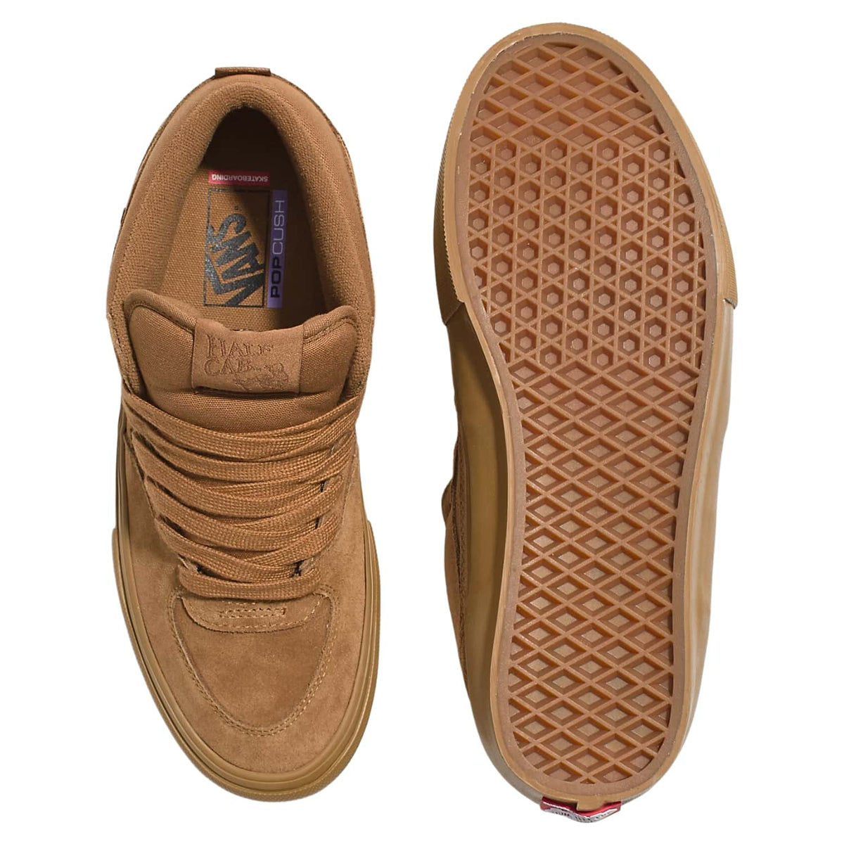 Vans Skate Half Cab Shoes - Brown/Gum