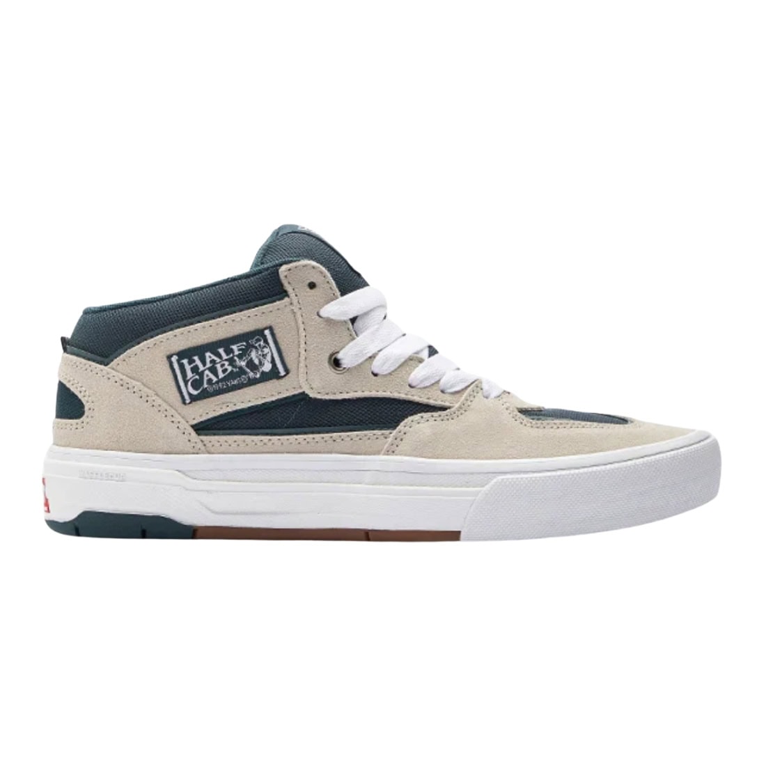 Vans Skate Half Cab Wafflecup Shoes - Oatmeal/Deep Teal - Mens Skate Shoes by Vans