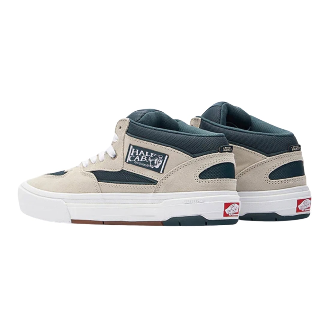 Vans Skate Half Cab Wafflecup Shoes - Oatmeal/Deep Teal - Mens Skate Shoes by Vans