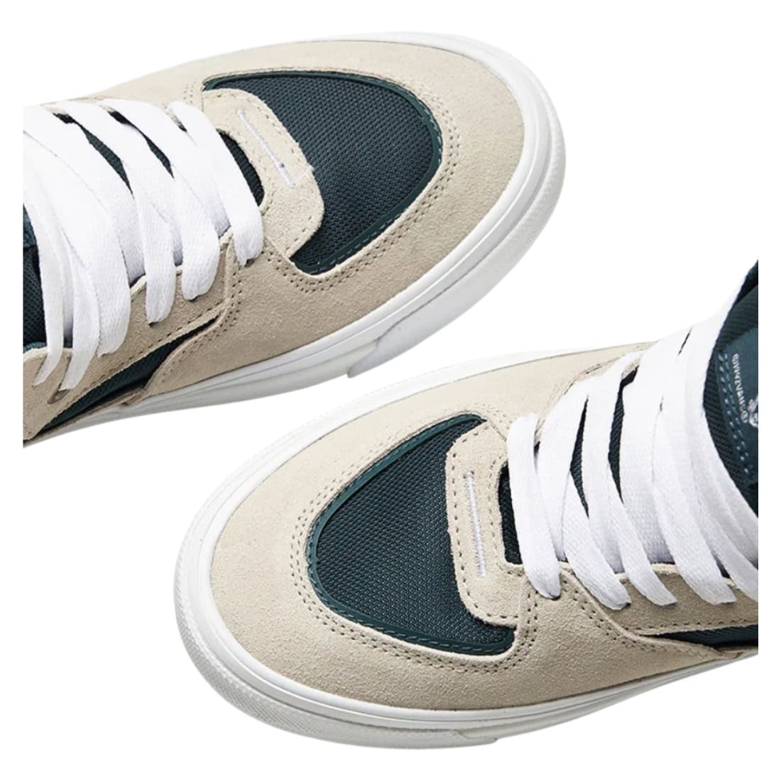 Vans Skate Half Cab Wafflecup Shoes - Oatmeal/Deep Teal - Mens Skate Shoes by Vans