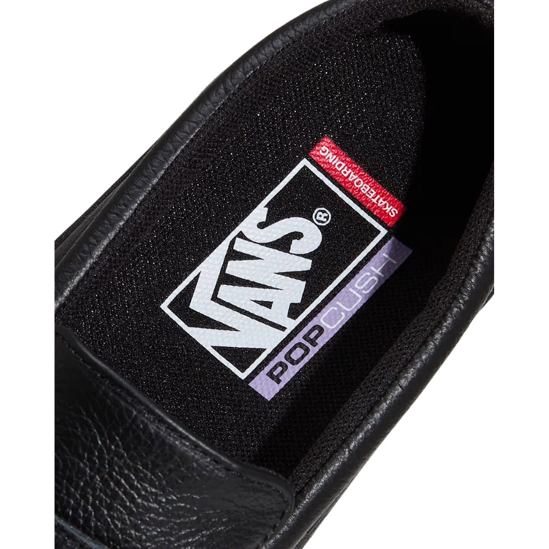 Vans Skate Loafer - Black/Black - Mens Slip On Trainers by Vans