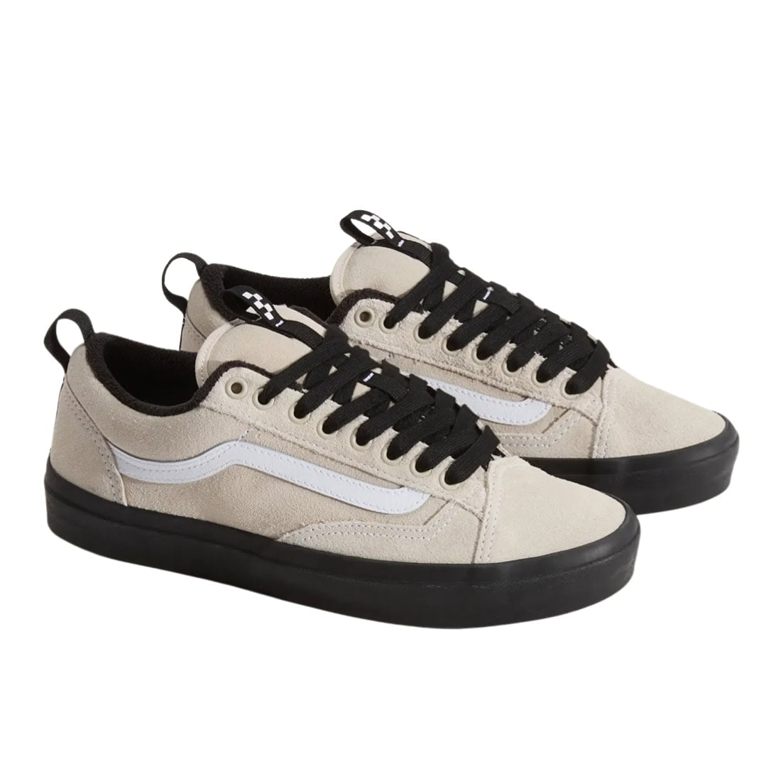 Vans Skate Old Skool 36+ Shoes - Oatmeal/Black - Mens Skate Shoes by Vans