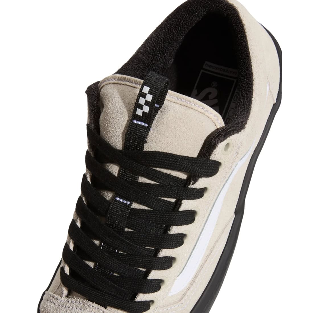 Vans Skate Old Skool 36+ Shoes - Oatmeal/Black - Mens Skate Shoes by Vans