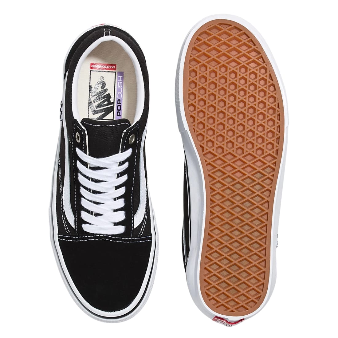 Vans Skate Old Skool Shoes - Black/White - Mens Skate Shoes by Vans