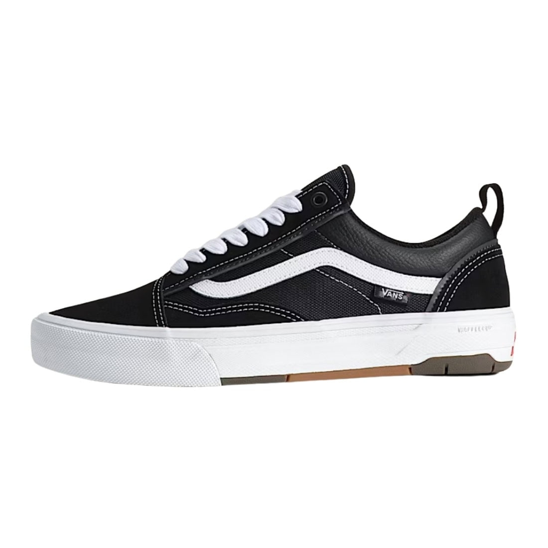 Vans Skate Old Skool Wafflecup Shoes - Black/White - Mens Skate Shoes by Vans