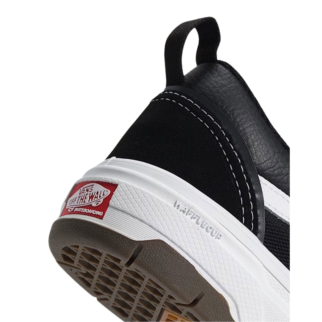 Vans Skate Old Skool Wafflecup Shoes - Black/White - Mens Skate Shoes by Vans