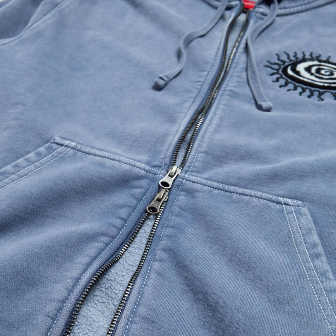 Vans Skate Sun Swirl Zip Hoodie - True Navy - Mens Zip Up Hoodie by Vans