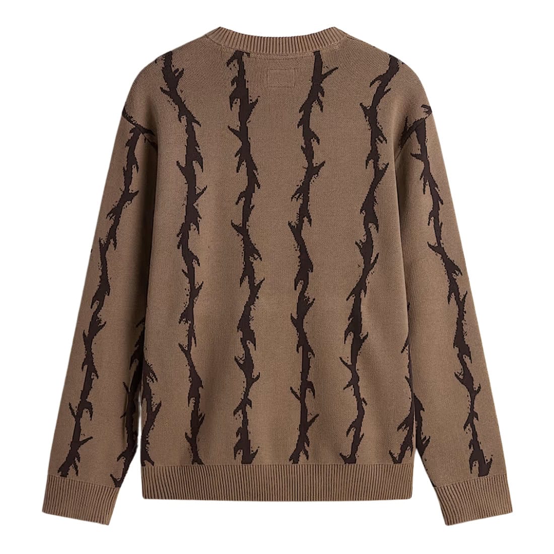 Vans Skate Thorn Crew Sweater - Walnut - Mens Crew Neck Sweatshirt by Vans