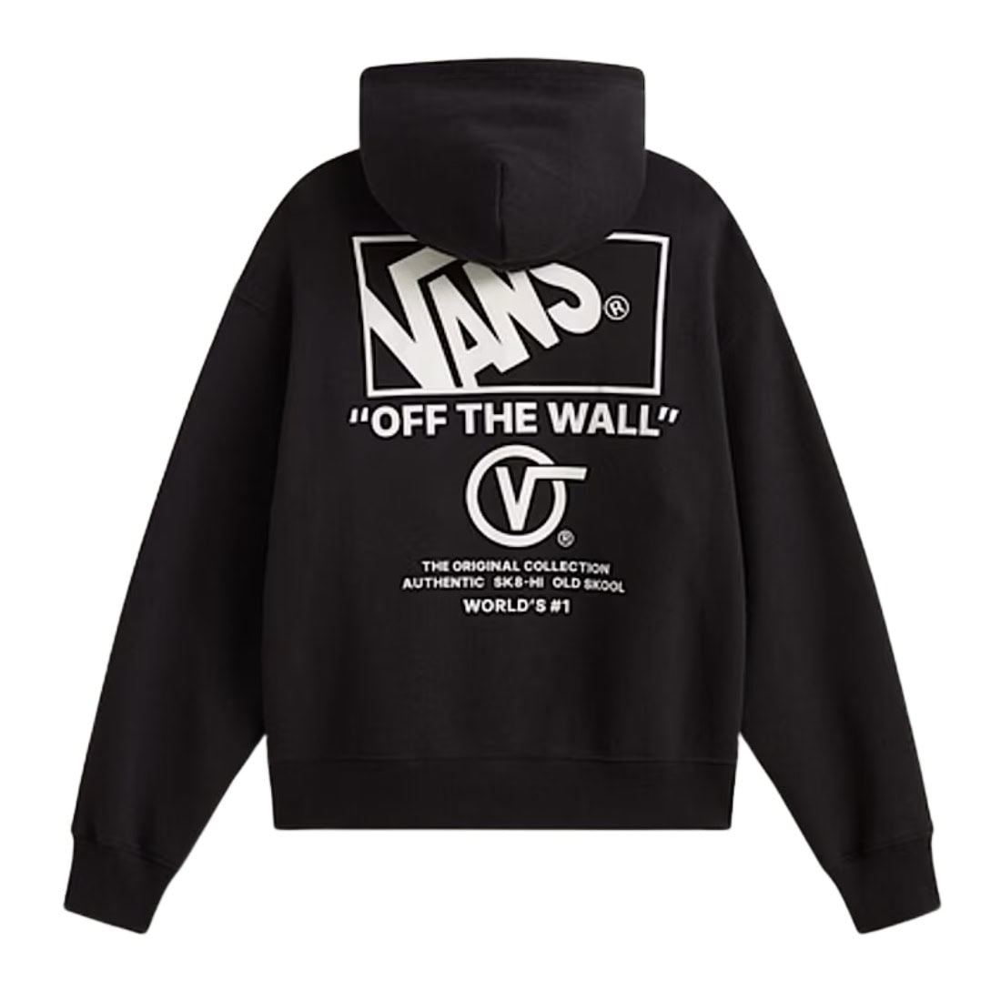 Vans Stacked Hi Pullover Hood - Black/White FA26 - Mens Pullover Hoodie by Vans