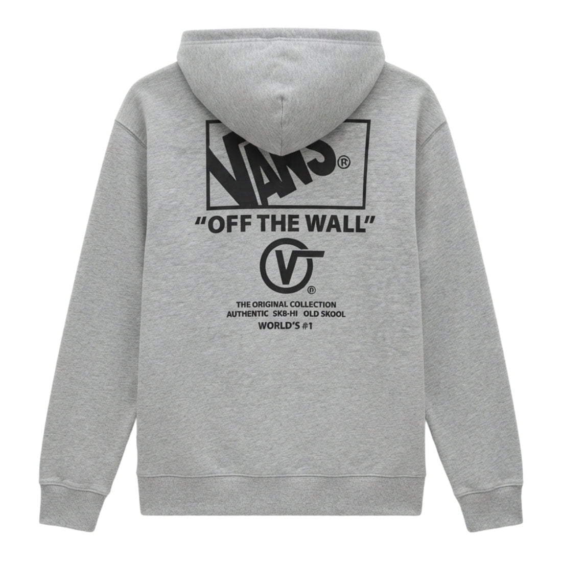 Vans Stacked Hi Pullover Hoodie - Cement Heather - Mens Pullover Hoodie by Vans
