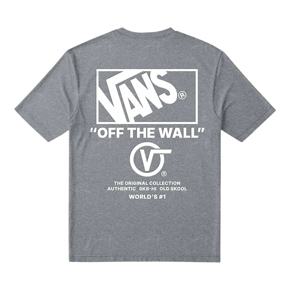 Vans Stacked Hi T-Shirt - Athletic Heather - Mens Graphic T-Shirt by Vans