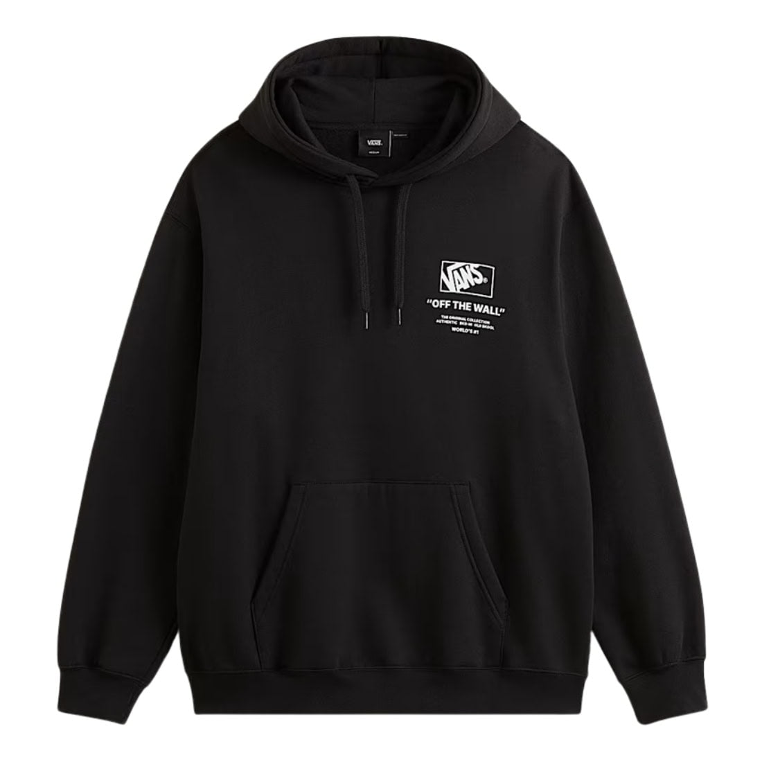 Vans Stockpile Pullover Hoodie - Black/White - Mens Pullover Hoodie by Vans