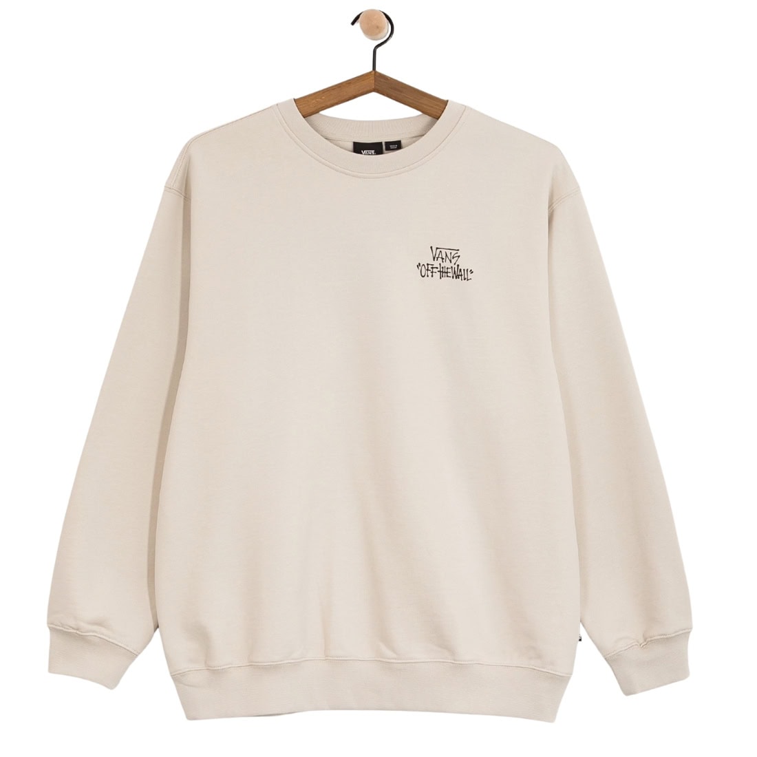 Vans Stomper Loose Fit Crew - Taupe Mist - Mens Crew Neck Sweatshirt by Vans