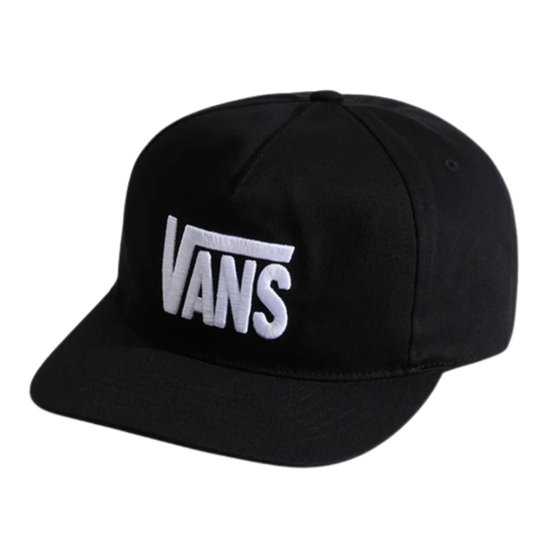 Vans Stretch Logo Snapback Cap - Black - Snapback Cap by Vans One Size