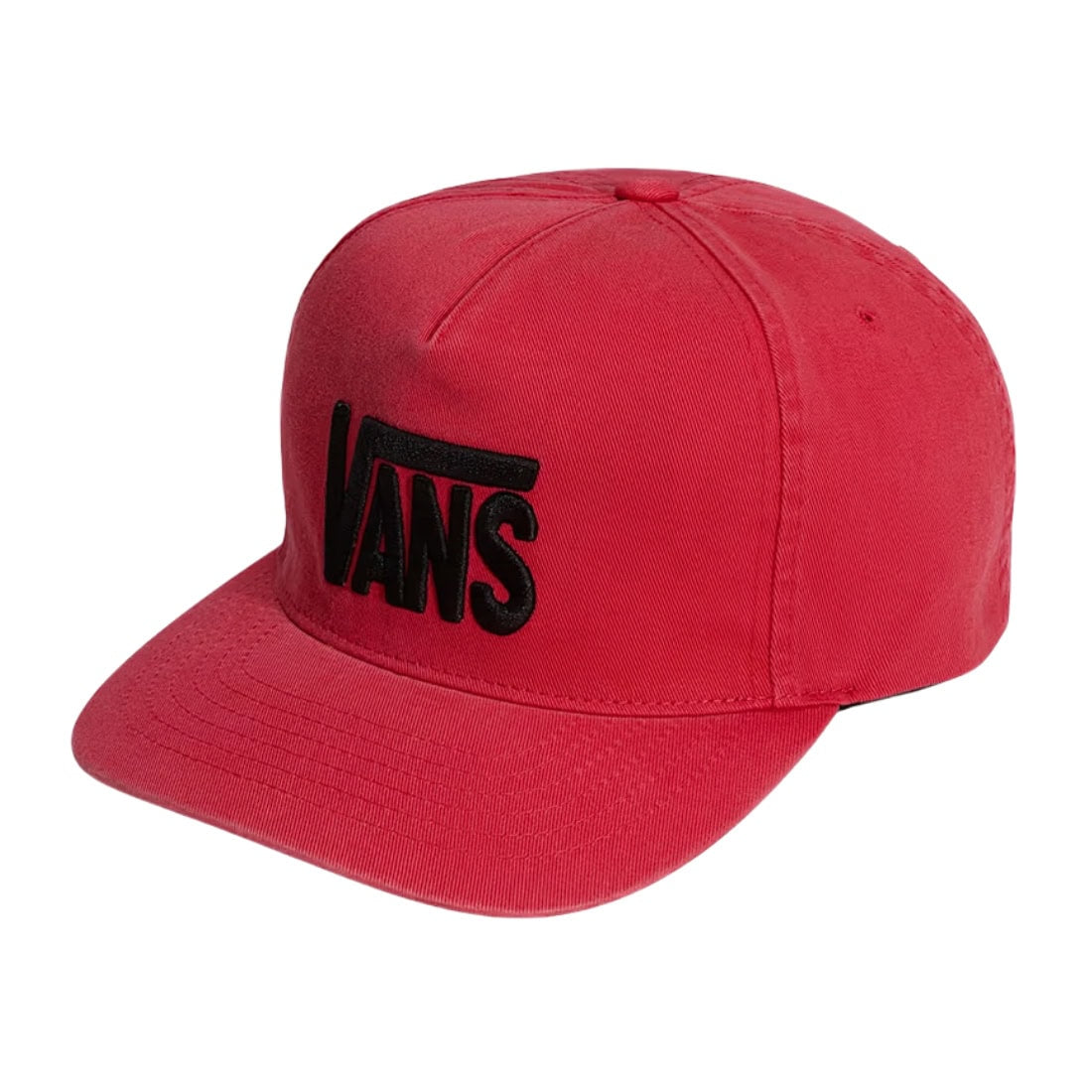 Vans Stretch Logo Snapback - Crimson Haze - Snapback Cap by Vans One Size