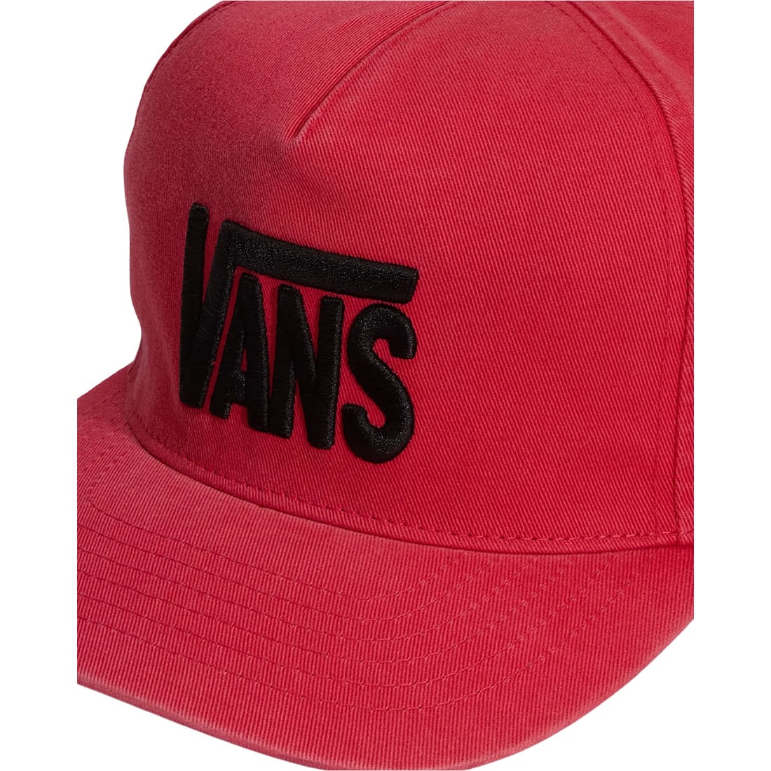 Vans Stretch Logo Snapback - Crimson Haze - Snapback Cap by Vans One Size