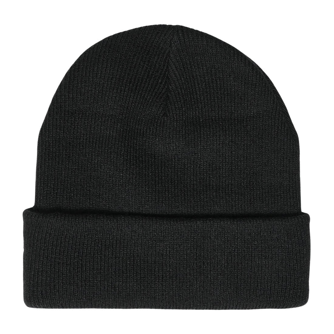 Vans Stretch Logo Tall Cuff Beanie - Black - Fold Beanie by Vans