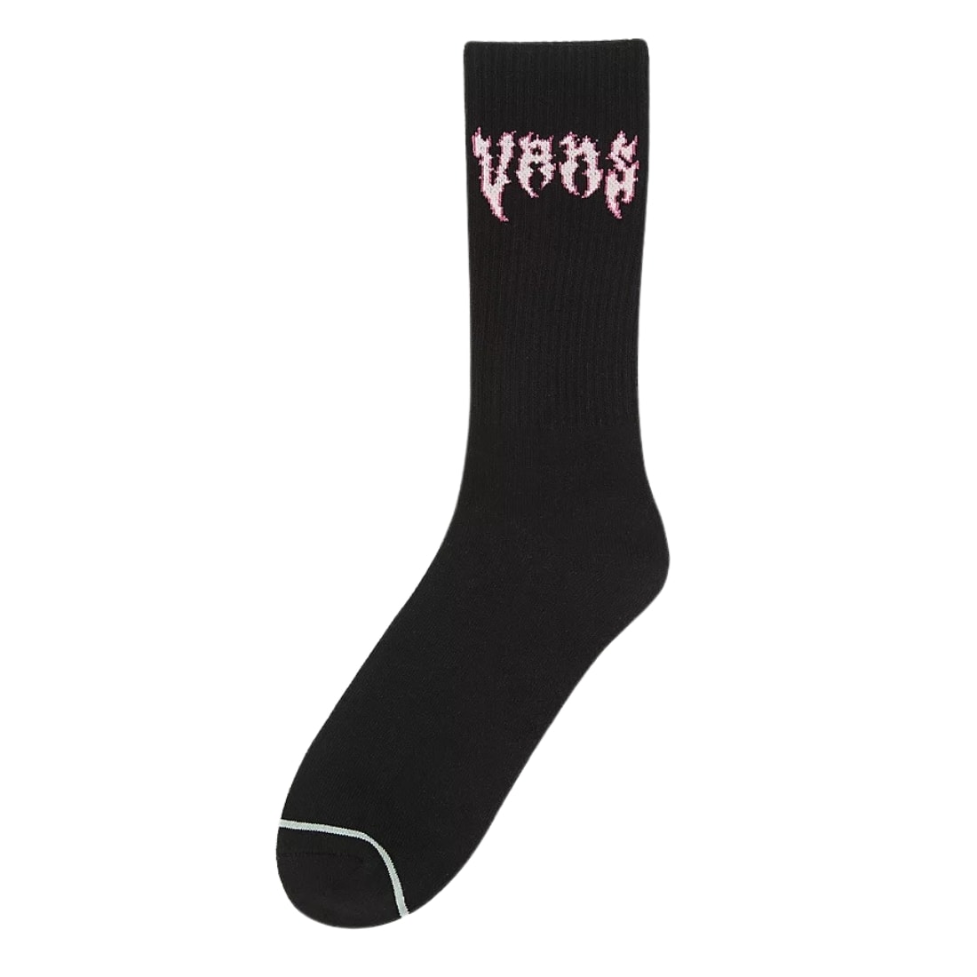 Vans Sunface Crew Socks - Black - Mens Crew Length Socks by Vans L (UK8.5-12)