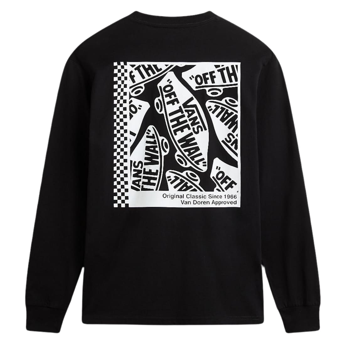 Vans Tech Box Longsleeve T-Shirt - Black - Mens Graphic T-Shirt by Vans