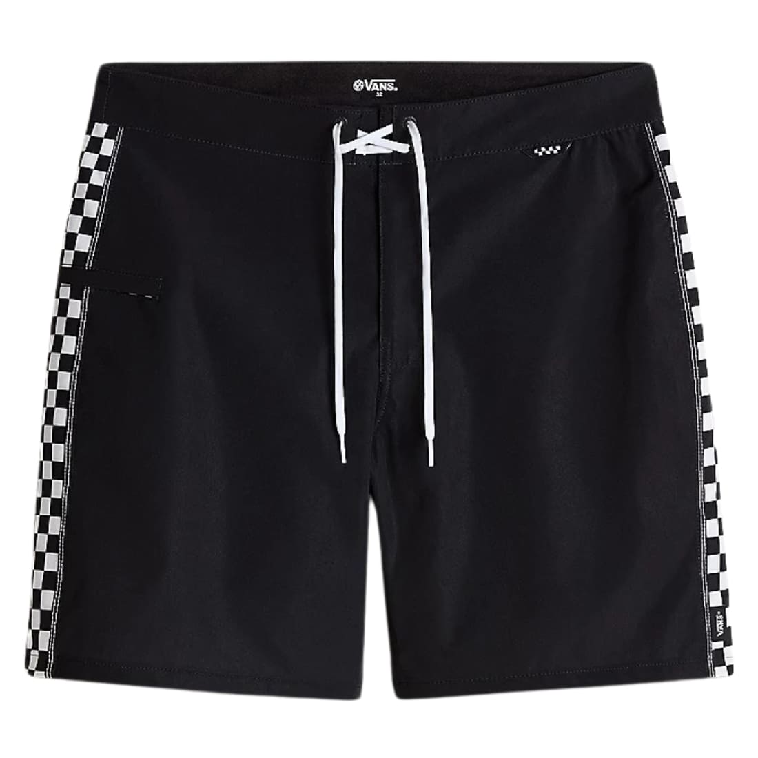 Vans The Daily Sidelines Boardshort - Black/White - Mens Boardshorts by Vans