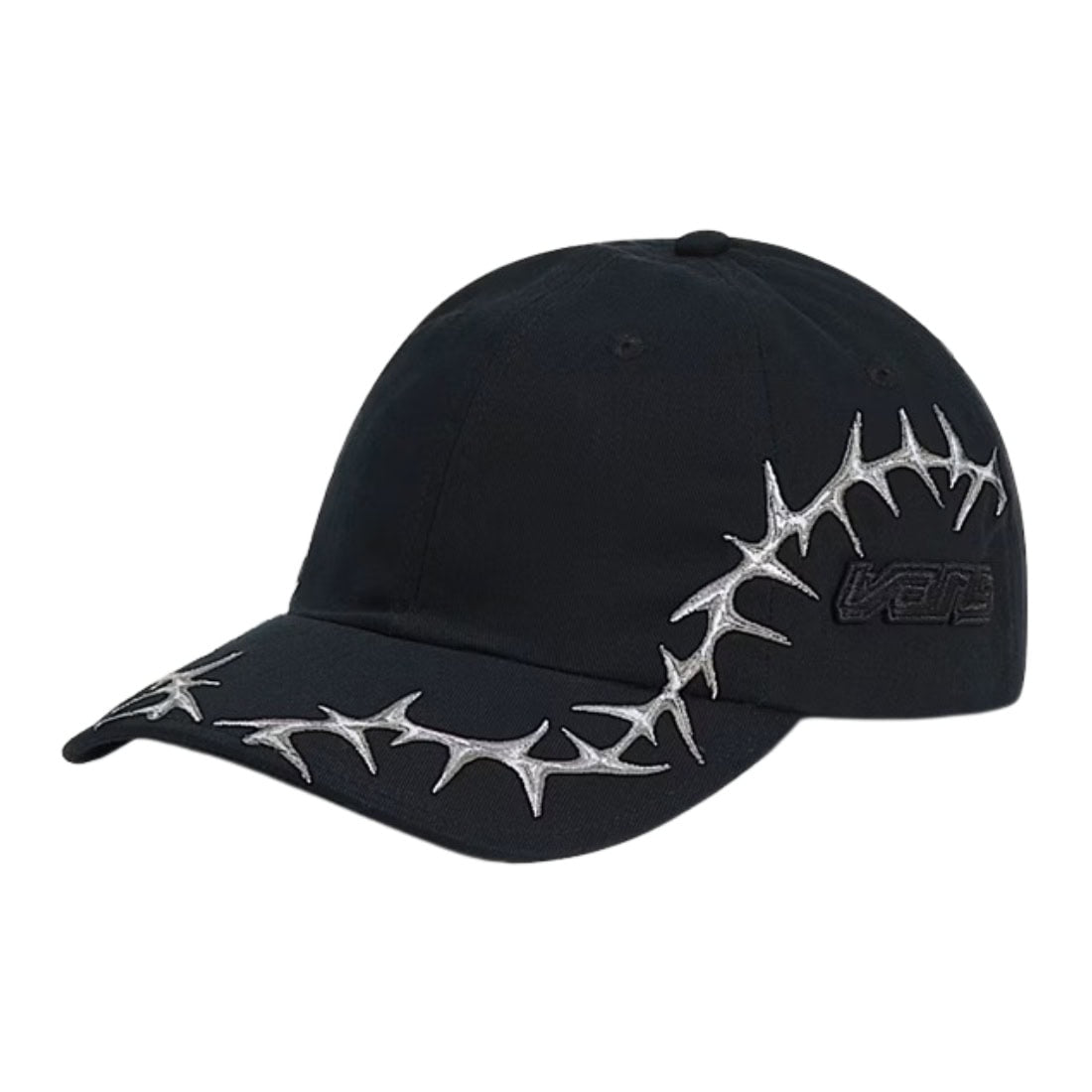 Vans Thorn Curved Bill Jockey Cap - Black - Strapback Cap by Vans One Size