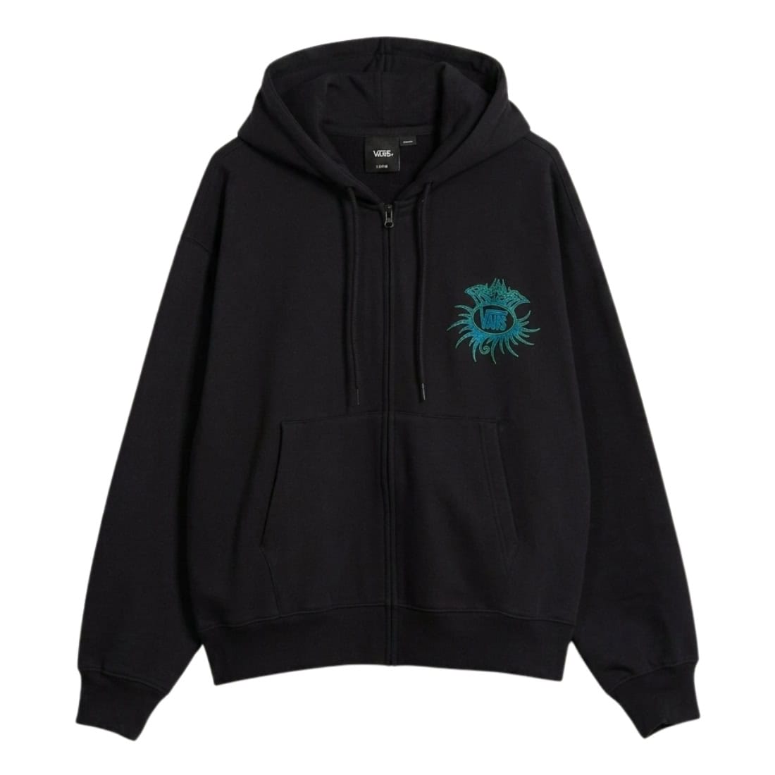 Vans Torched Full Zip Hoodie - Black - Mens Zip Up Hoodie by Vans