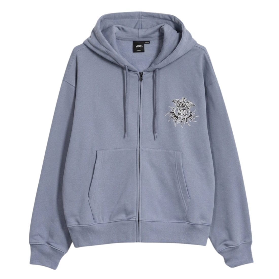 Vans Torched Full Zip Hoodie - Glacial Slate - Mens Zip Up Hoodie by Vans
