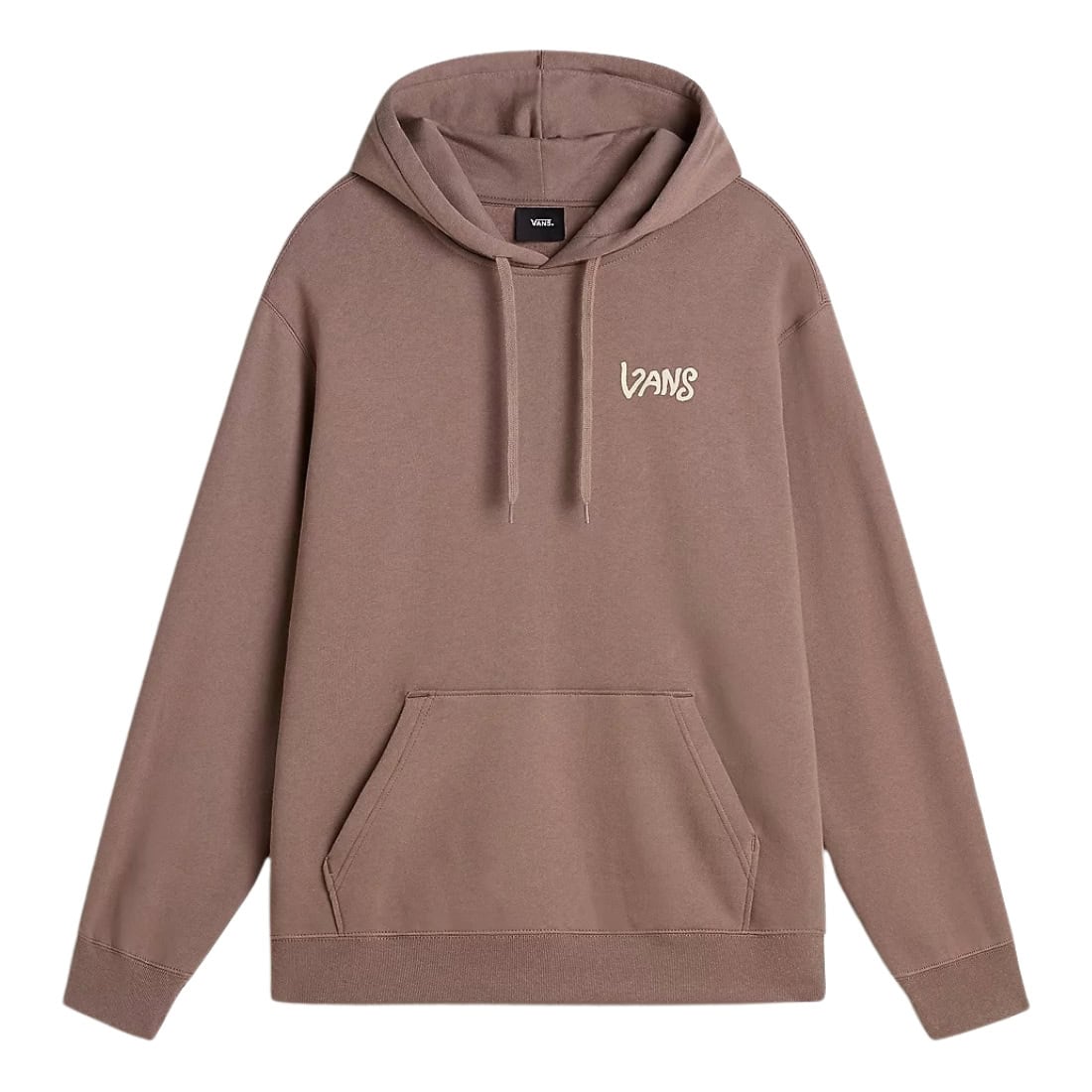 Vans V Hand Loose Pullover Hoodie - Deep Taupe - Mens Pullover Hoodie by Vans