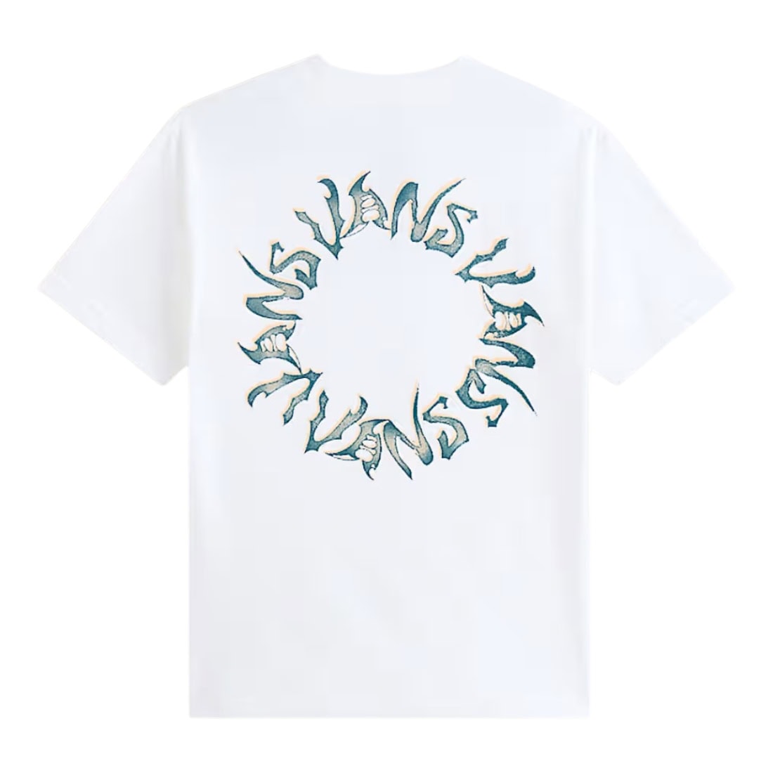 Vans Wild Circle T-Shirt - White - Mens Graphic T-Shirt by Vans